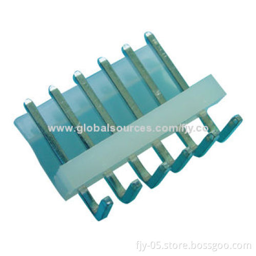 3.96mm Wafer Single Row R/A Connector with 150V AC Voltage Rating, 6.5A Current